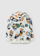 Ovs French Terry Full-Zip Sweatshirt With Print
